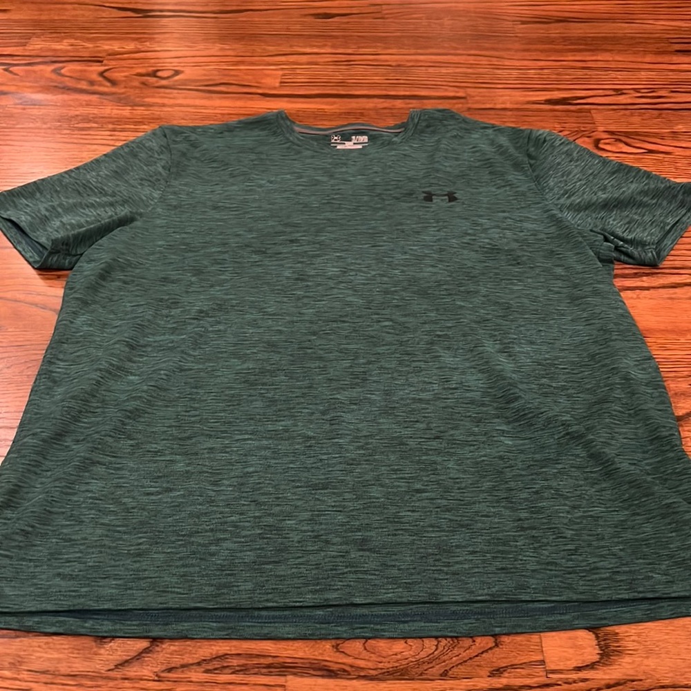 Green Under Armour Heat Gear Shirt